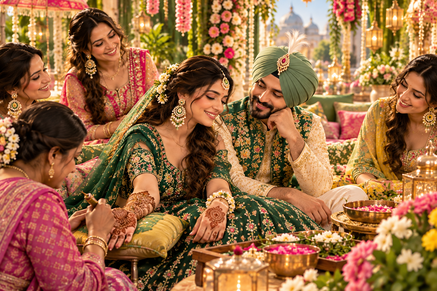 Mehendi celebration
